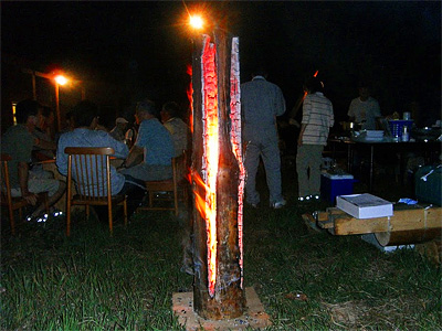 丸太ログファイヤーストロング